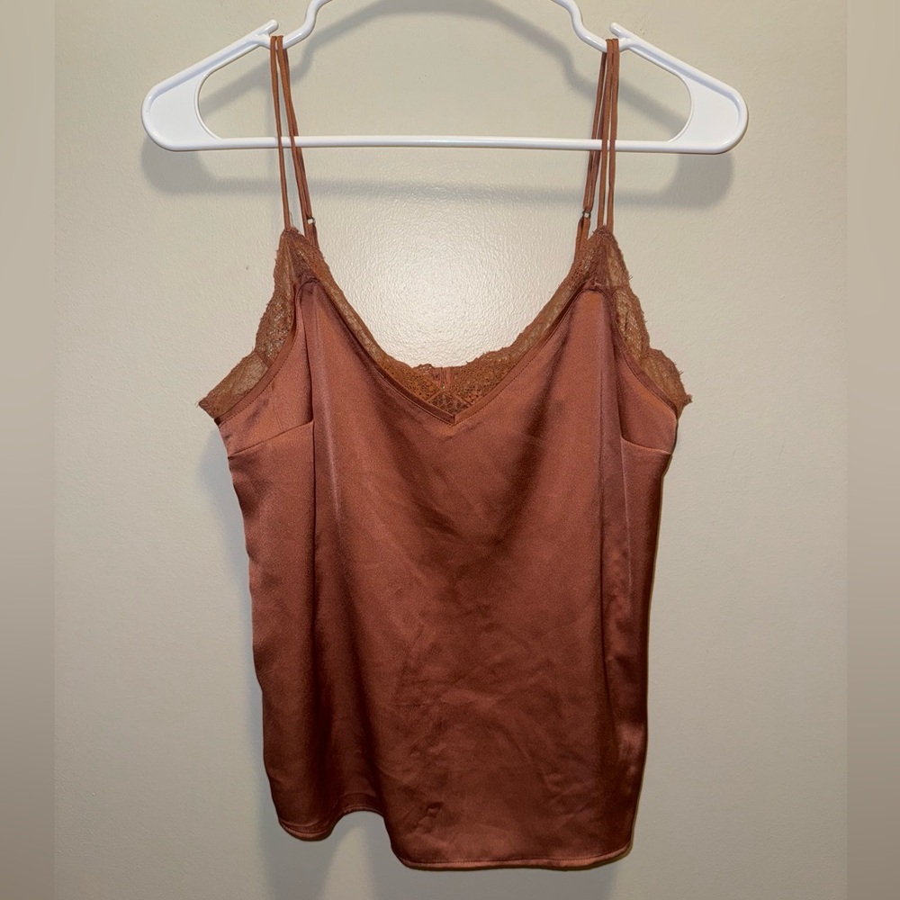Abercrombie & Fitch Copper Lace Camisole